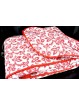 Quilted bedspread Double bed White Floral Red 270x270 Cotton-Weaving Tuscany