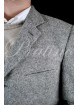 Herrenjacke 50 Grey Wool Patchwork Classic 3Buttons