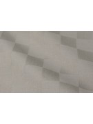 Rechthoekig tafelkleed x12 grijs geruit jacquard 270x180 zonder servetten 84010