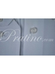 Camicia Uomo Classica 15¾ 40 Twill Spina Bianco Collo Italia
