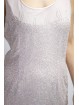 Vestido tubo de mujer elegante M Lila - tachonado de cuentas semitransparentes