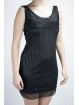 Mini vestido tubo elegante para mujer M Negro - Lluvia de vestidos tubo