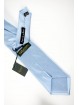 Cravatta Celeste Tintaunita Lavorazione Piccoli Quadretti - 100% Pura Seta - Made in Italy