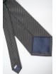 Tie a Large Grey Regimental Pink - 100% Pure Silk - Made in Italy