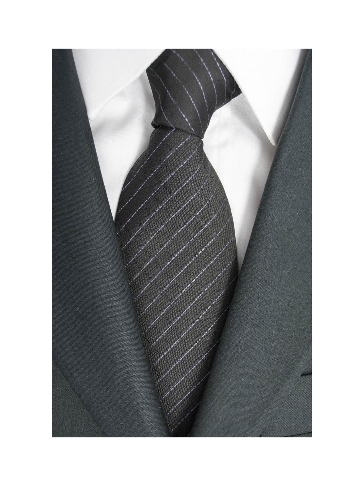Krawatte Breit Grau Regimental Rosa - 100% Reine Seide - Made in Italy