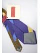 Lazo De Bronce Del Regimiento De Color Púrpura - 100% Pura Seda - Sergio Girombelli
