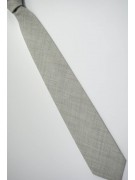 Cravatta Grigio Chiato FilaFil Opaco - 100% Pura Lana - Made in Italy