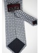 Tie Grey Small Designs White - Laura Biagiotti - 100% Pure Silk