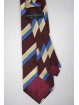 Regimental tie Yellow light blue, Black - Red 100% Pure Silk - Made in Italy