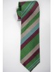 Krawatte Regimental Grün-und Bordeaux-Pied-de-Poule - 100% Reine Seide - Made in Italy
