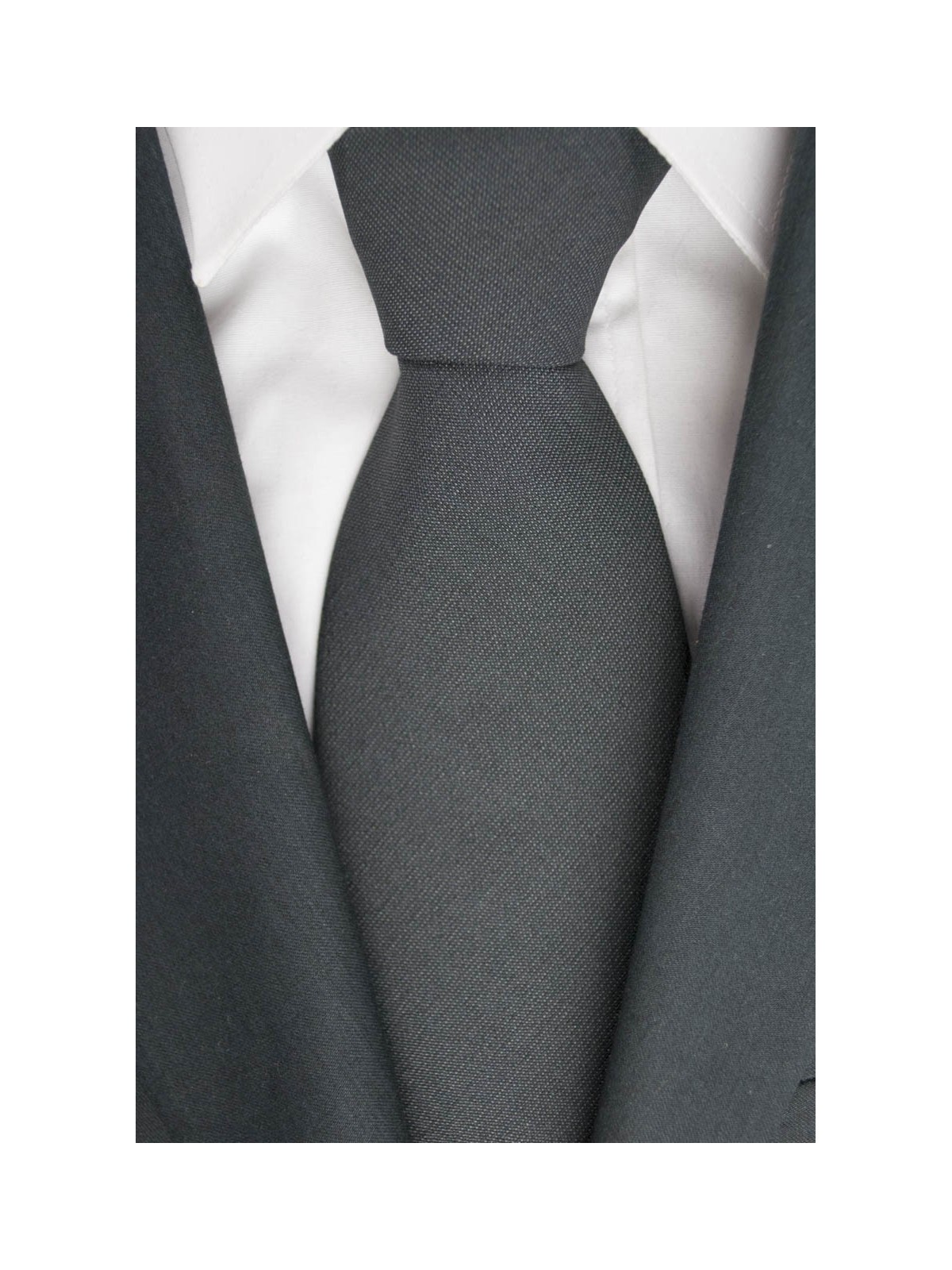 Krawatte 1° Classe Alviero Martini-dunkelgrau - 100% Wolle - Made in Italy
