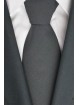 Tie 1° Classe Alviero Martini, Dark Gray - 100% Pure new Wool - Made in Italy