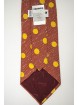 Tie Red Large Polka Dots Yellow Sanssouci - 100% Pure Silk
