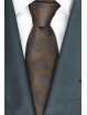 Brown Tie Designs Blue Cashmere - Basile - 100% Pure Silk