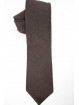 Braune Krawatte Geometrische Muster Regimental - Basile - 100% Reine Seide