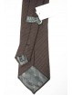 Braune Krawatte Geometrische Muster Regimental - Basile - 100% Reine Seide