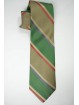 Krawatte Regimental Grün - 100% Reine Seide - Made in Italy