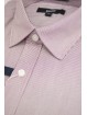 Rood Gestreept Heren Overhemd Spread Collar - M 40-41 - slim fit