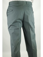 Pantaloni Uomo Classico taglia 48 Verde salvia  - Tasche Laterali - PE