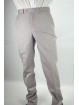 Pantaloni Uomo Classico taglia 46 Grigio Chiaro Cotone - PE