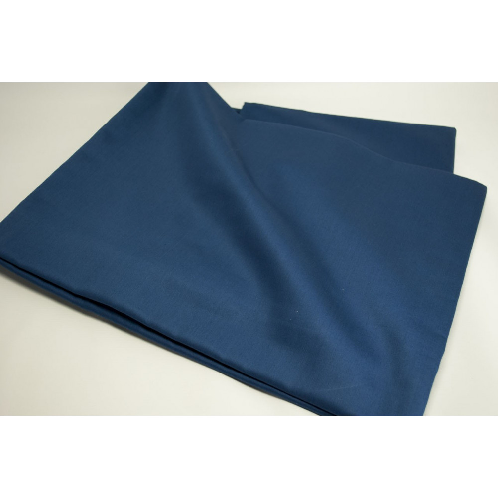 The duvet cover and A Half Square, Night Blue Satin Cotton 220x250 without pillowcases 7091