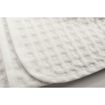 Asciugamani Nido d'Ape Viso + Bidet Bianco Tintaunita - Cella larga