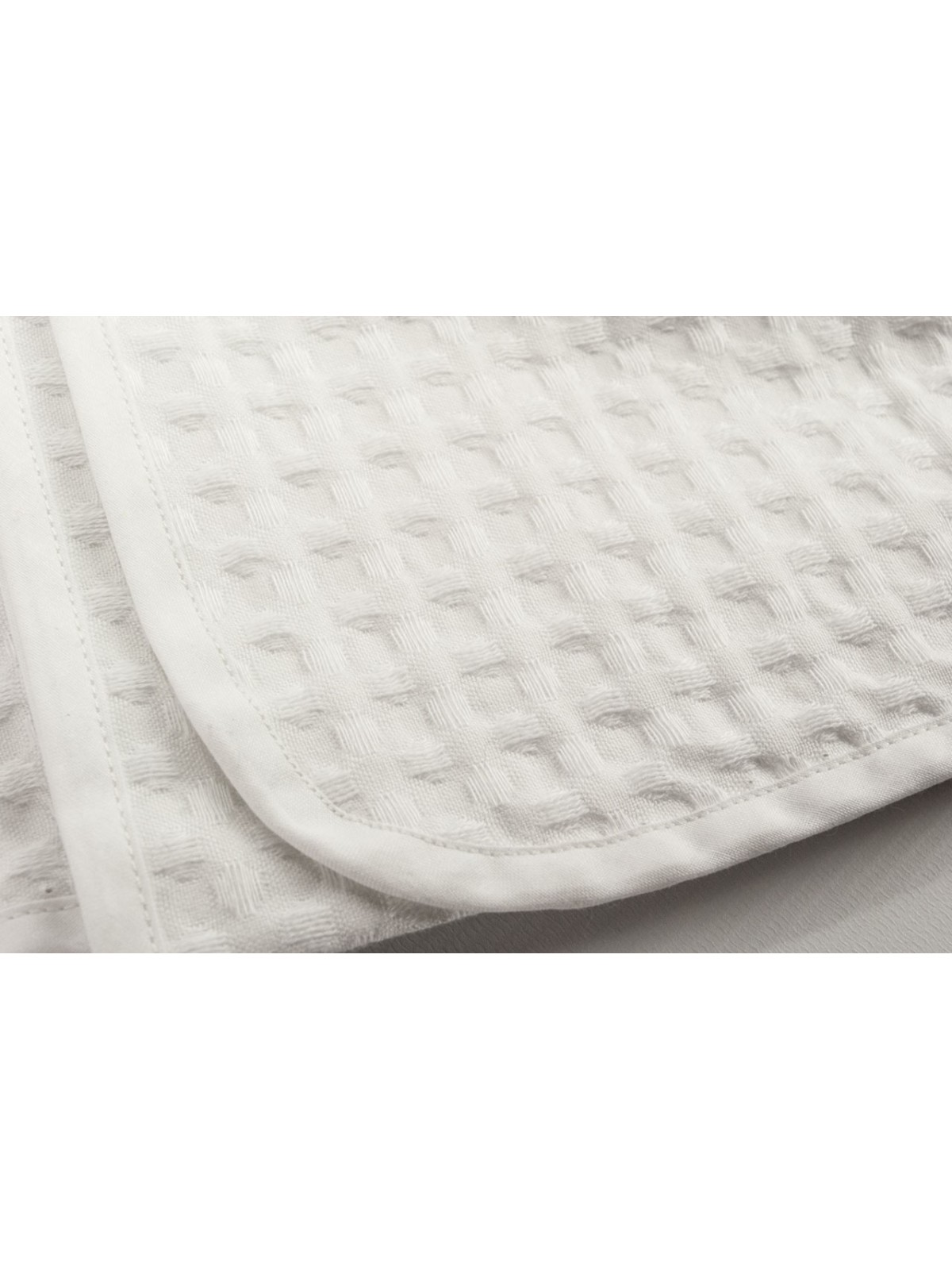 Honeycomb Face Towels + Bidet White Solid Color - Large cell