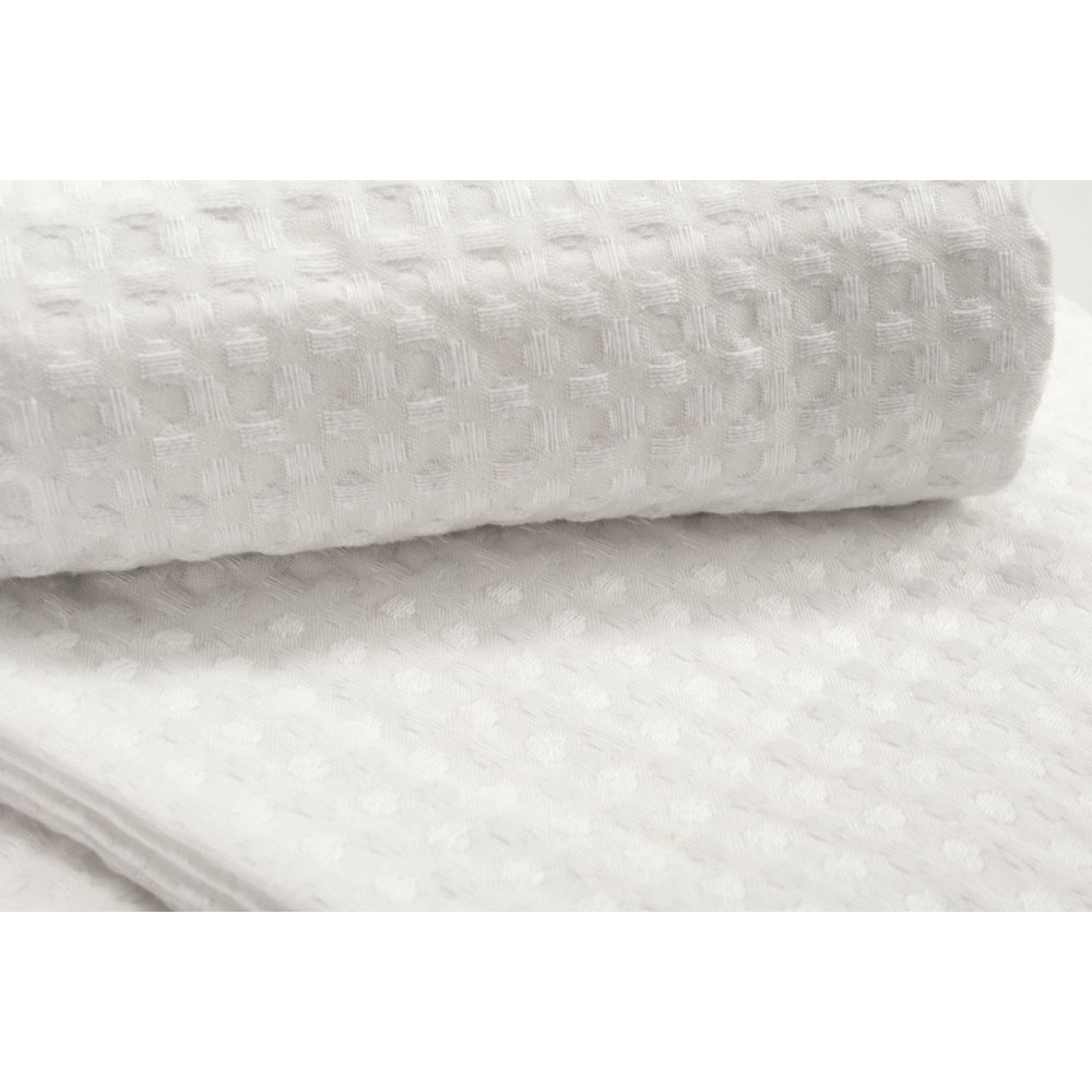 Asciugamani Nido d'Ape Viso + Bidet Bianco Tintaunita - Cella larga