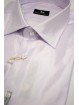 Slim Man Shirt 41-16 Franse kraag Elegante Lila Glanzende stof - Philo Vance