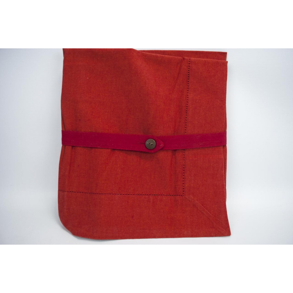 Mantel rectangular x8 Rojo 140x240 ref. Vainilla sin servilletas