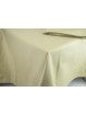 Abbillè Rectangular Tablecloth 370x230 - Solid Sand - Indhantrene Heavy Satin - For Catering