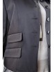 Jacket Short Woman Doppiatasca size 42 - Black Cotton - No Brand Sample