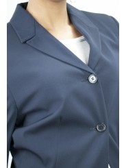 Giacca Blazer Donna Bavero Puntalancia taglia 42 - Blu Chiaro Frescolana - No Brand Sample