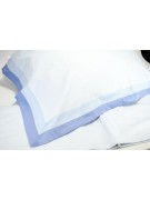7711 Duvet cover Double Percale 2Strisce Heavenly 255x260 +2 Pillowcases - Bedroom