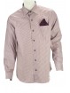 エレガントなメンズシャツ 39 15½ ポケットのないライトブルーの織物 - Philo Vance