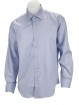 Элегантная мужчынская кашуля з светла-блакітнай фактурнай тканіны без кішэні - Philo Vance - Conero