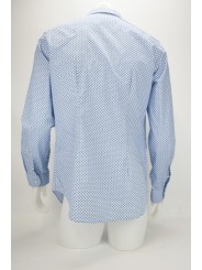 Camisa de Hombre Celeste y Azul Dachshund Slimfit - Philo Vance - Medina
