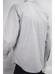 メンズ ワイシャツ ライトグレー ポプリン フィラフィル - Philo Vance - コーンフラワー