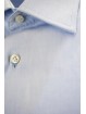 Hellblaues Herrenhemd mit Streifen und Tupfen aus Popeline ohne Tasche - Philo Vance - Bordeaux