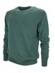 Men's Classic Crew Neck Pullover Mixed Cashmere Wool Thin 2 Yarns Knit