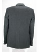 Jacket mens 52 Drop 8 Dark Gray Velvet Plug-in 2-Button placket - Classic Fit
