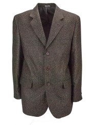 Men's Jacket 54 Thickbox Brown Wool Cloth 3Buttons - Classic Fit