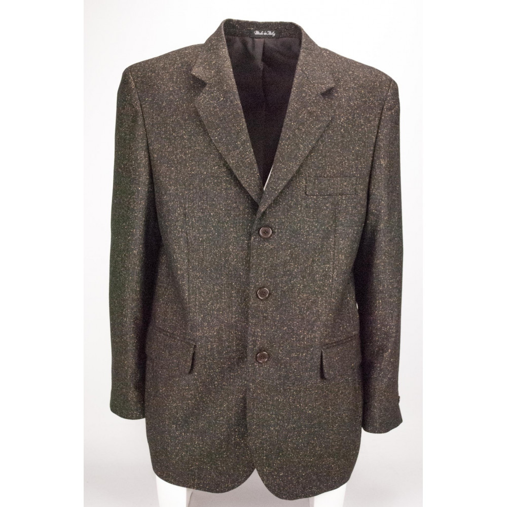 Veste homme 54 Thickbox Brown Wool Cloth 3Buttons - Coupe classique