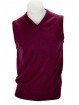 Men's V-Neck Knitted Vest Classic Mixed Cashmere Wool 2 Yarns Thin Knit - Space Five