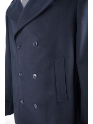 Zweireiher Jacket Man 54 Dunkelblaues Wolltuch - Classic Fit
