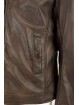 Men's Leather Jacket 50 L Brown Vintage Effect - Impervela