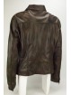 Men's Leather Jacket 50 L Brown Vintage Effect - Impervela