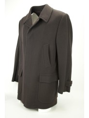 Abrigo de hombre de 50 L Paño de espina de lana marrón - Trajes, chaquetas y chalecos de hombre