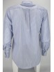 Camisa Clásica Hombre Popelín Rayas Azul Blanco - Button Down - Grino