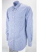 Klassiek Heren Overhemd Geruit Vichy Poplin - Button Down - Grino